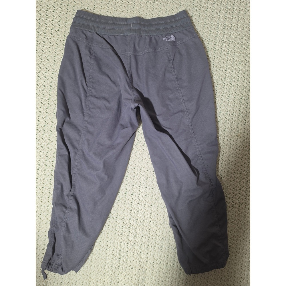 The North Face Aphrodite 2.0 Joggers Womens Medium Gray Excellent Cropped Hiking - Picture 2 of 5